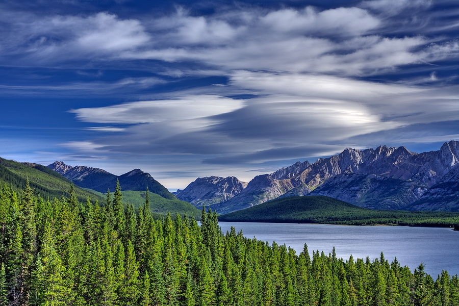 Cloud Formations\n\nPanorama Point, Lower Kananaskis Lake, Peter Lougheed Provincial Park, Alberta\n\n4 September, 2009