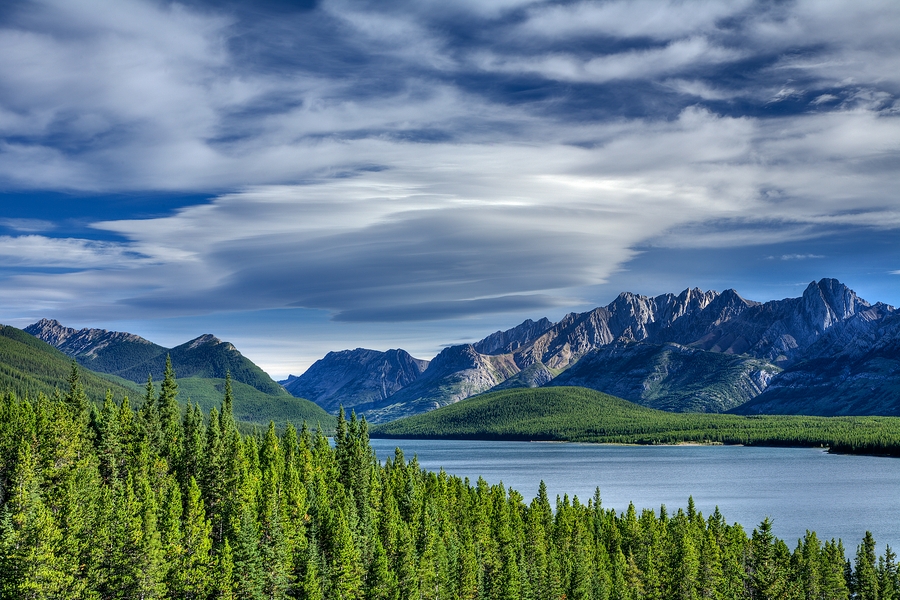 Cloud Formations\n\nPanorama Point, Lower Kananaskis Lake, Peter Lougheed Provincial Park, Alberta\n\n4 September, 2009