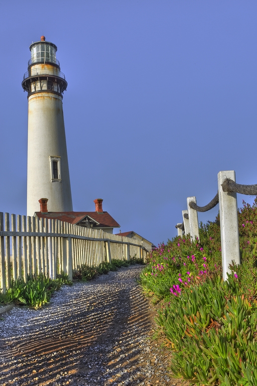 Garden Walkway, Pigeon Point Light Station, San Mateo Coast, Near Pescadero, California\n\n10 March, 2010