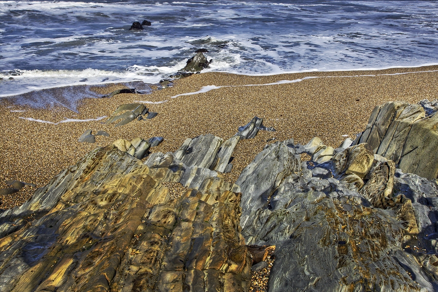 Pebble Beach, San Mateo Coast, Near Pescadero, California\n\n10 March, 2010