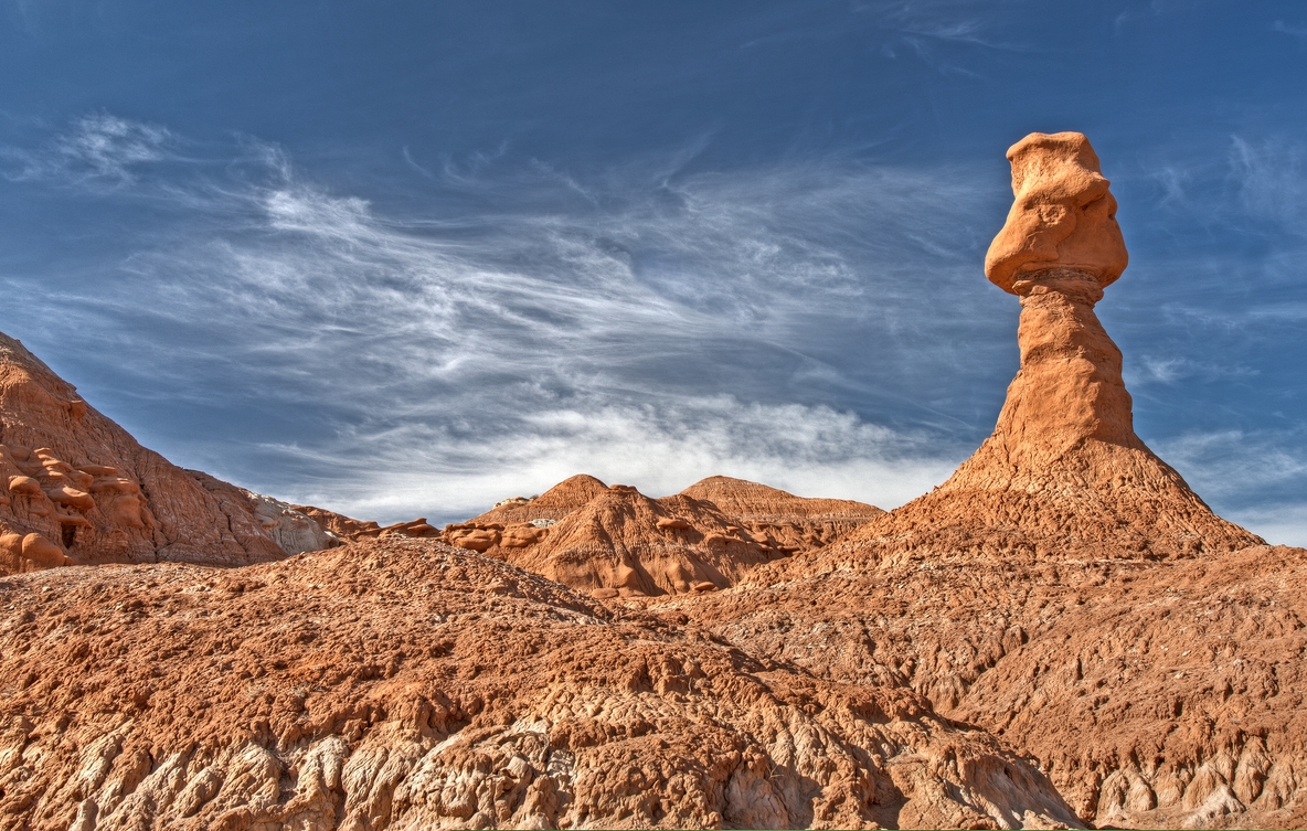 Entrada Sandstone Formation, Observation Point Road, Goblin Valley State Park, Near Hanksville, Utah\n\n22 May, 2012