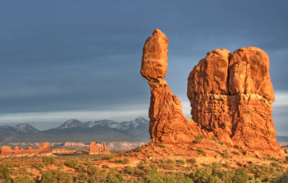 Sunset, Balanced Rock, Arches National Park, Near Moab, Utah\n\n6 May, 2012