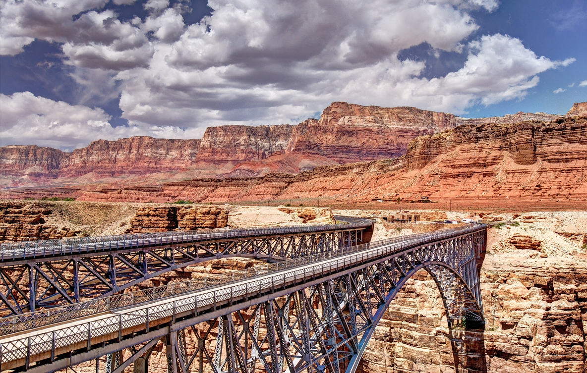 Vermilion Cliffs At Navajo Bridge Interpretive Center, Near Marble Canyon, Arizona\n\n11 May, 2012