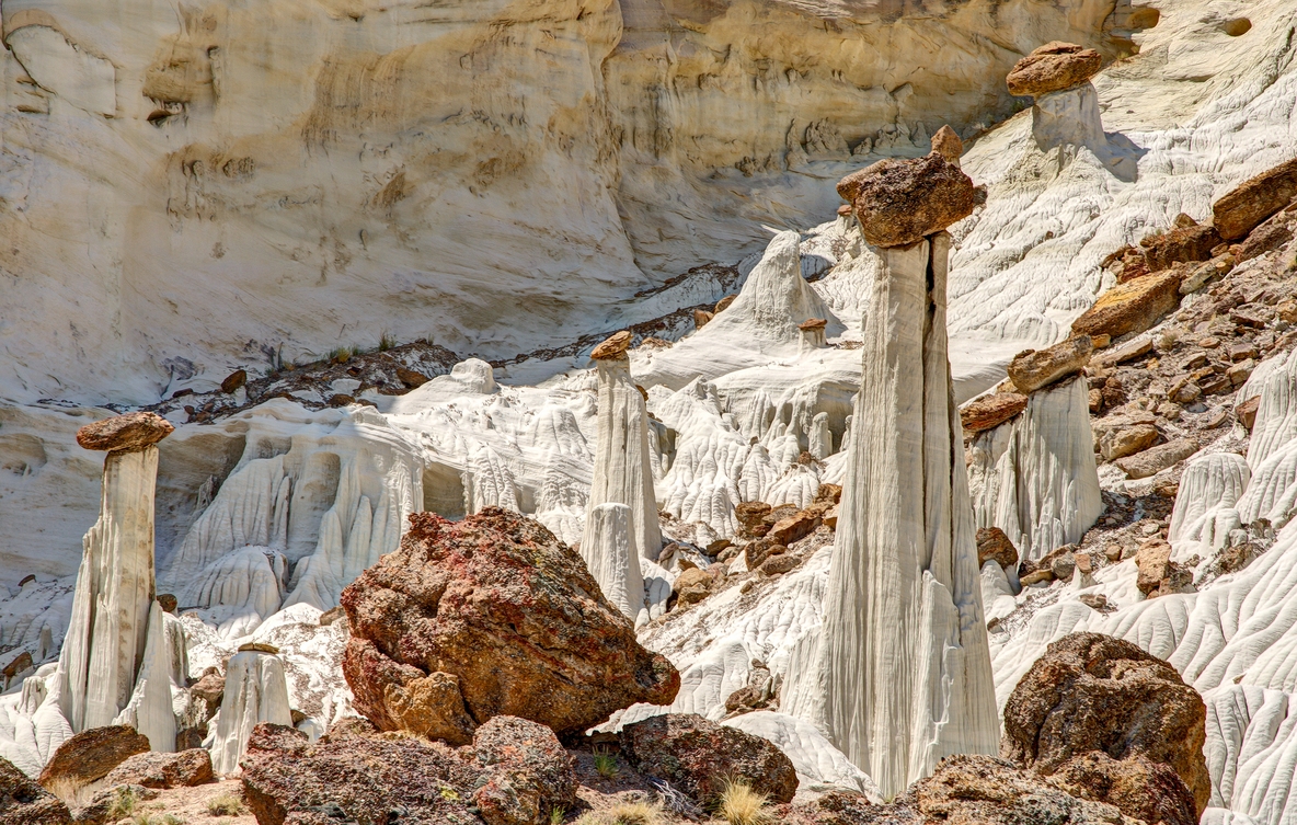 Wahweap Toadstools, Cove One, Off Cottonwood Canyon Road, Grand Staircase - Escalante National Monument, Near Church Wells, Utah\n\n13 May, 2012