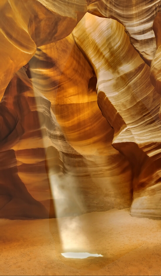 Antelope Slot Canyon,\nNear Page, Arizona